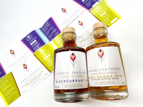 Angel Feathers Spirit Labels